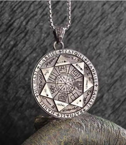 The Archangels' Seal Mens Amulet Pendant Necklace