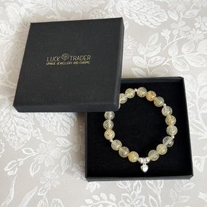 The Wealth Frequency Gemstone Bracelet with Real Citrine Gemstone