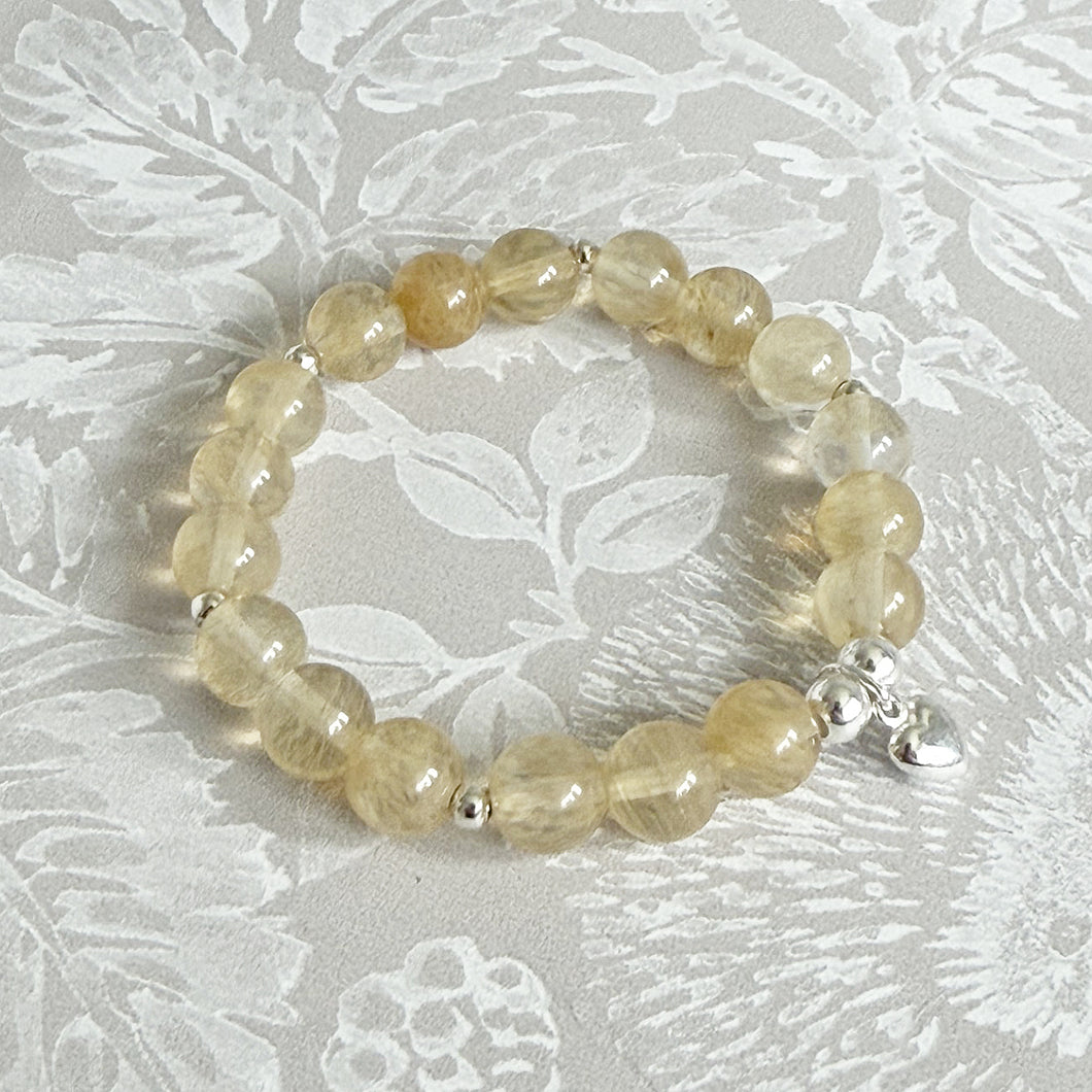 The Wealth Frequency Gemstone Bracelet with Real Citrine Gemstone