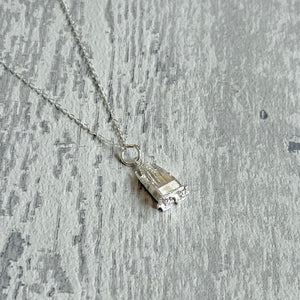 Sterling Silver Throne Pendant Necklace