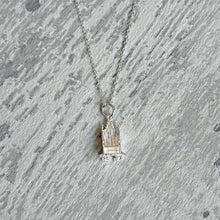 Load image into Gallery viewer, Sterling Silver Throne Pendant Necklace