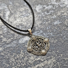 Load image into Gallery viewer, Solid 925 Sterling Silver Viking Rune Celtic Tree of Life Pendant Necklace