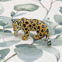 Load image into Gallery viewer, Miniature Leopard Figurine Porcelain Jaguar Ornament