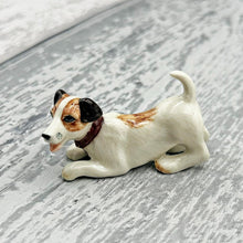Load image into Gallery viewer, Miniature Jack Russell Terrier Figurine Porcelain Dog Ornament