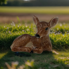 Load image into Gallery viewer, Baby Deer Minifig Mini Figurine Hand Painted Porcelain Ornament