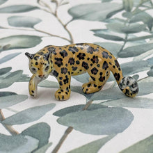 Load image into Gallery viewer, Miniature Leopard Figurine Porcelain Jaguar Ornament