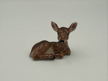 Load image into Gallery viewer, Baby Deer Minifig Mini Figurine Hand Painted Porcelain Ornament