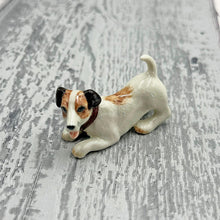 Load image into Gallery viewer, Miniature Jack Russell Terrier Figurine Porcelain Dog Ornament