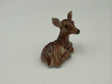 Load image into Gallery viewer, Baby Deer Minifig Mini Figurine Hand Painted Porcelain Ornament