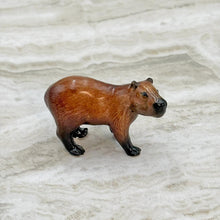 Load image into Gallery viewer, Miniature Capybara Figurine Porcelain Cappy Ornament