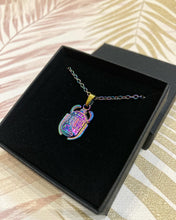 Load image into Gallery viewer, Ancient Egyptian Scarab Beetle Pendant Necklace