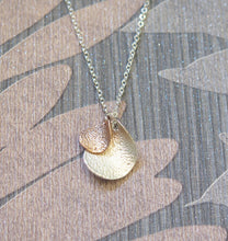 Load image into Gallery viewer, Rose Gold &amp; Silver Plated Teardrop Necklace