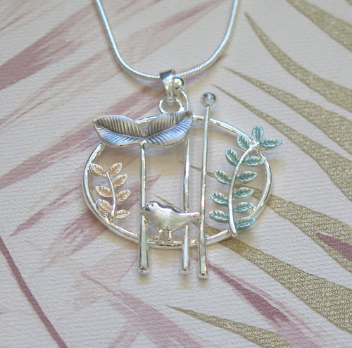 Songbird Silver Plated Necklace