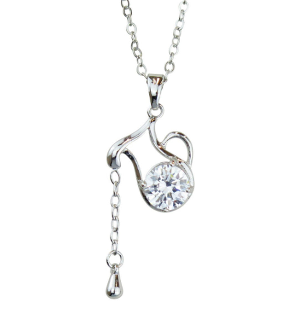 Aquarius Horoscope Zodiac Crystal Pendant Necklace