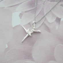 Load image into Gallery viewer, Sterling Silver Ballerina Pendant Necklace