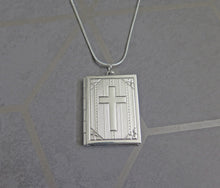 Load image into Gallery viewer, Sterling Silver Christian Bible Locket