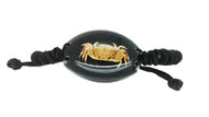 Real Crab Black Bracelet