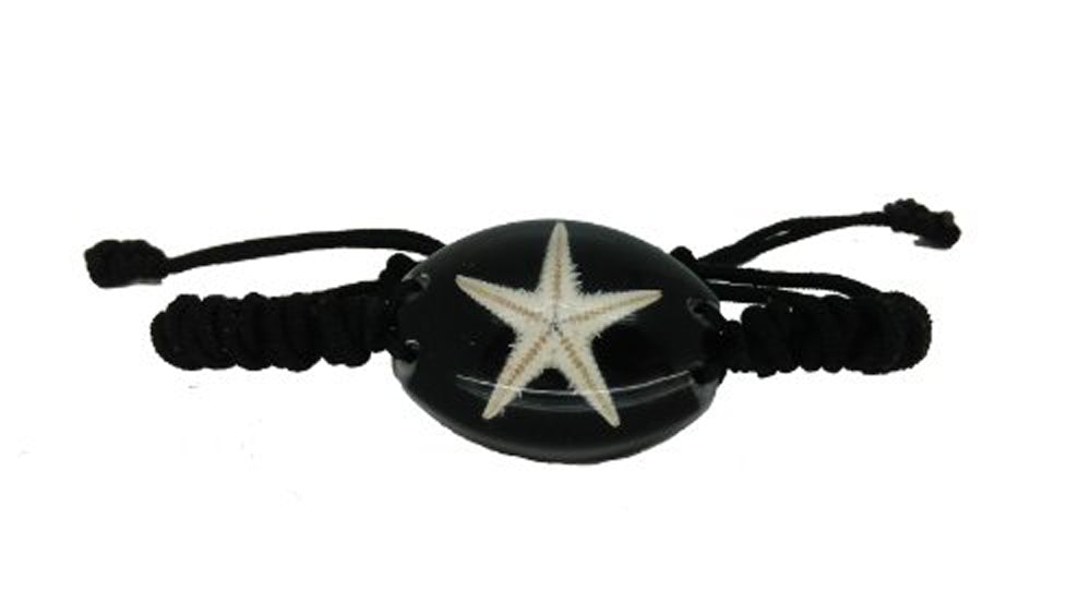 Lucky Real Starfish Black Healing Bracelet