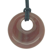 Lucky Carnelian Virgo Birthstone Agogo Pendant