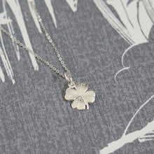 Load image into Gallery viewer, Sterling Silver Four Leaf Clover Pendant Necklace