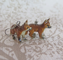 Load image into Gallery viewer, Baby Fox Porcelain Earrings