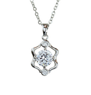 Gemini Horoscope Zodiac Crystal Pendant Necklace