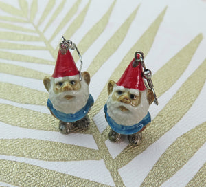 Lucky Gnome Porcelain Earrings