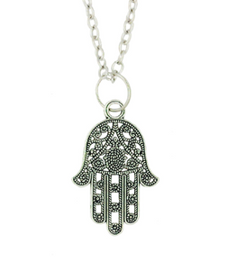 Hamsa Hand of God Pendant Necklace