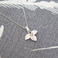 Sterling Silver Holly Necklace Pendant