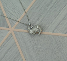 Load image into Gallery viewer, Sterling Silver Lucky Bunny Rabbit Pendant Necklace