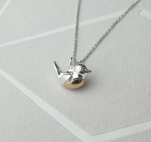 Load image into Gallery viewer, Sterling Silver Robin Pendant Necklace