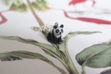 Load image into Gallery viewer, Panda Baby Porcelain Pendant Necklace