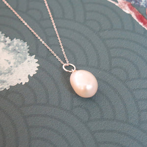 Sterling Silver Freshwater Pearl Pendant Necklace