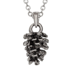 Lucky Pine Cone Pendant Necklace