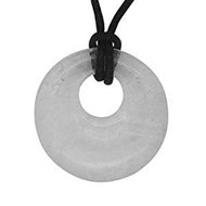 Lucky Quartz Aquarius Birthstone Agogo Pendant