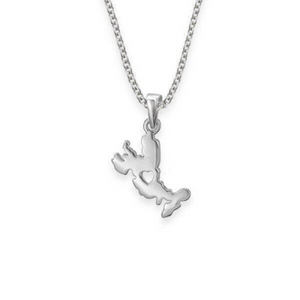 Scottish Heart is in Isle of Skye 925 Sterling Silver Pendant Necklace