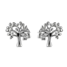 Load image into Gallery viewer, Sterling Silver Celtic Tree of Life Stud Earrings