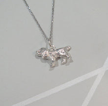 Load image into Gallery viewer, Stunning Sterling 925 Silver Spaniel Pendant Necklace