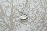 Sterling Silver Celtic Tree of Life Heart Keepsake Photo Locket