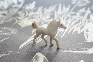 Elegant White Horse Minifig Mini Figurine
