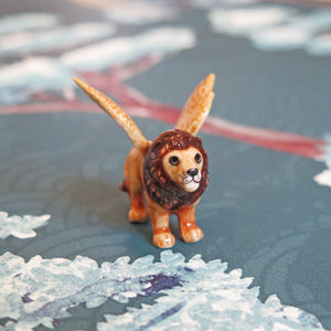 Mythical Winged Lion Minifig Mini Figurine