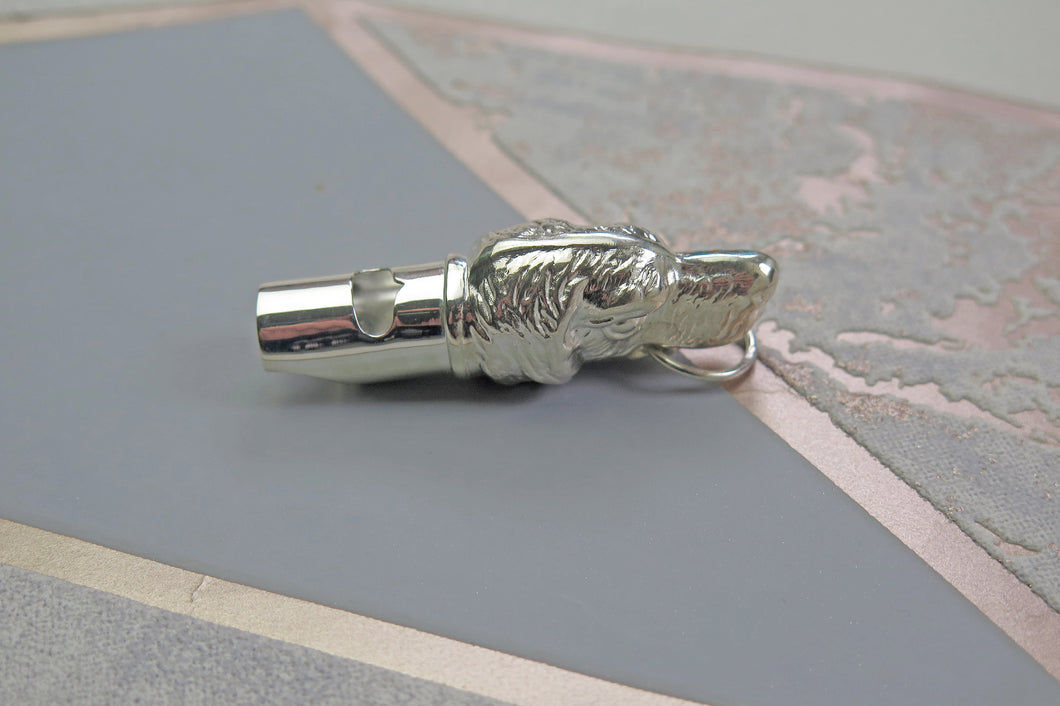 High Quality Solid 925 Sterling Silver Gun Dog Whistle