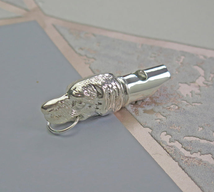 High Quality Solid 925 Sterling Silver Gun Dog Whistle