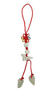 Lucky Real Jade Phone Charm Chinese Year of The Snake